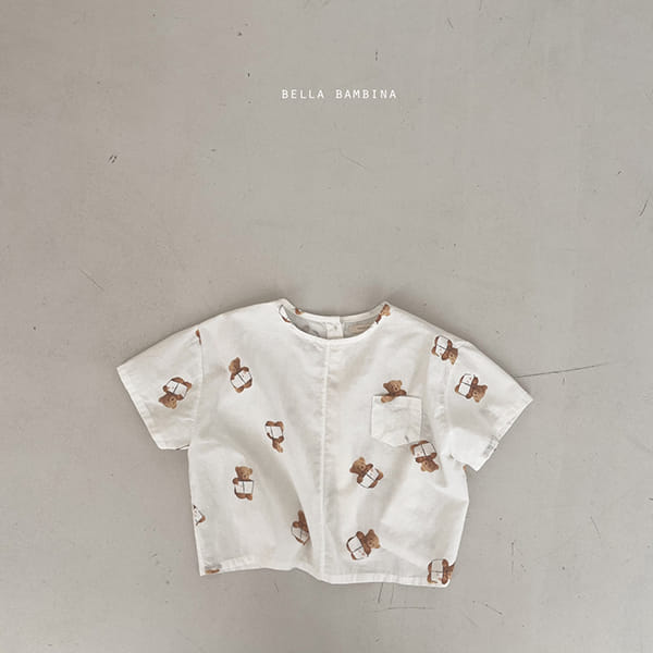 BELLA BAMBINA - Korean Children Fashion - #Kfashion4kids - Brother and Sister Bear Top Bottom Set - 5