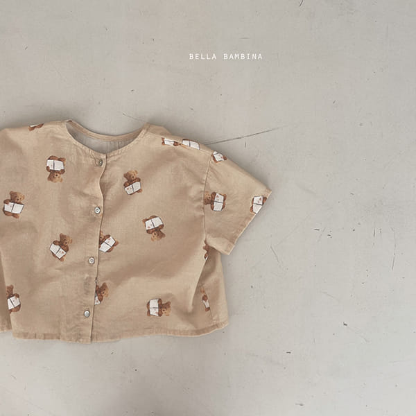 BELLA BAMBINA - Korean Children Fashion - #Kfashion4kids - Brother and Sister Bear Top Bottom Set - 8