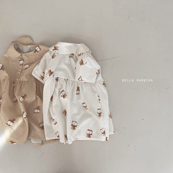 BELLA BAMBINA - Korean Children Fashion - #Kfashion4kids - Brother and Sister Bear One-piece - 2