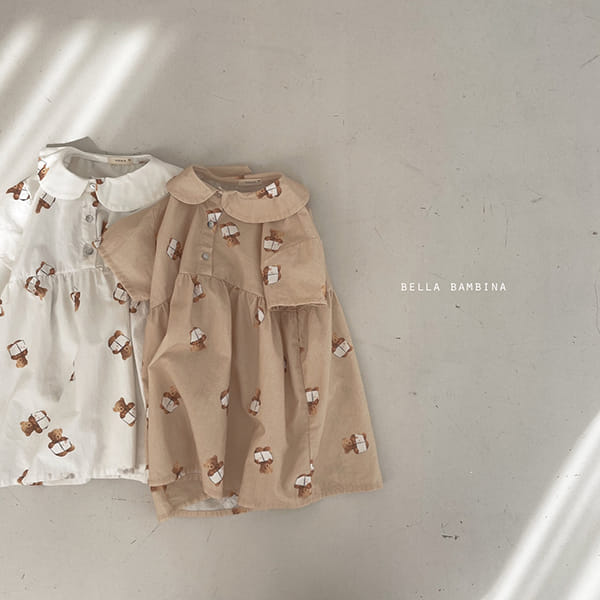BELLA BAMBINA - Korean Children Fashion - #Kfashion4kids - Brother and Sister Bear One-piece - 3