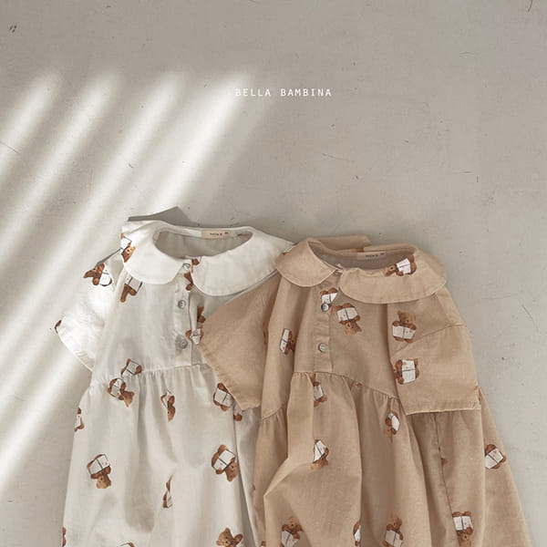 BELLA BAMBINA - Korean Children Fashion - #Kfashion4kids - Brother and Sister Bear One-piece - 4