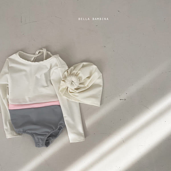 BELLA BAMBINA - Korean Children Fashion - #Kfashion4kids - Marais Swimwear with Hat - 6