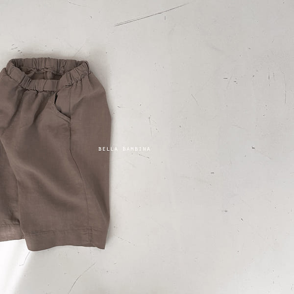 BELLA BAMBINA - Korean Children Fashion - #Kfashion4kids - Linen Tong Tong Pants - 9