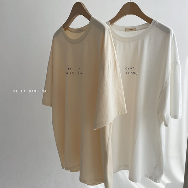 BELLA BAMBINA - Korean Children Fashion - #Kfashion4kids - Mom Lettering Tee - 2