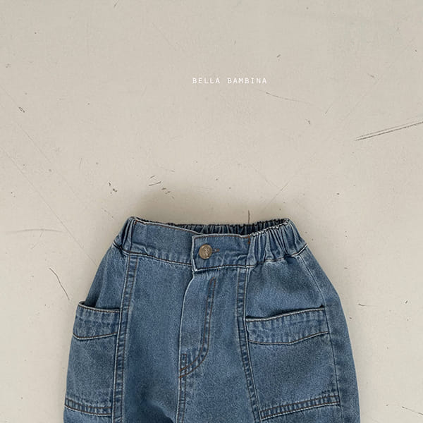 BELLA BAMBINA - Korean Children Fashion - #Kfashion4kids - Sand Denim Pants - 2