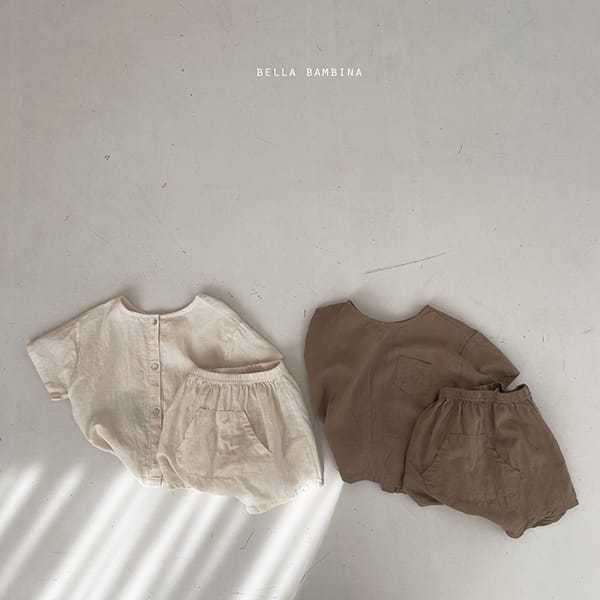 BELLA BAMBINA - Korean Children Fashion - #Kfashion4kids - Bebe Brother and Sister Top Bottom Set - 2