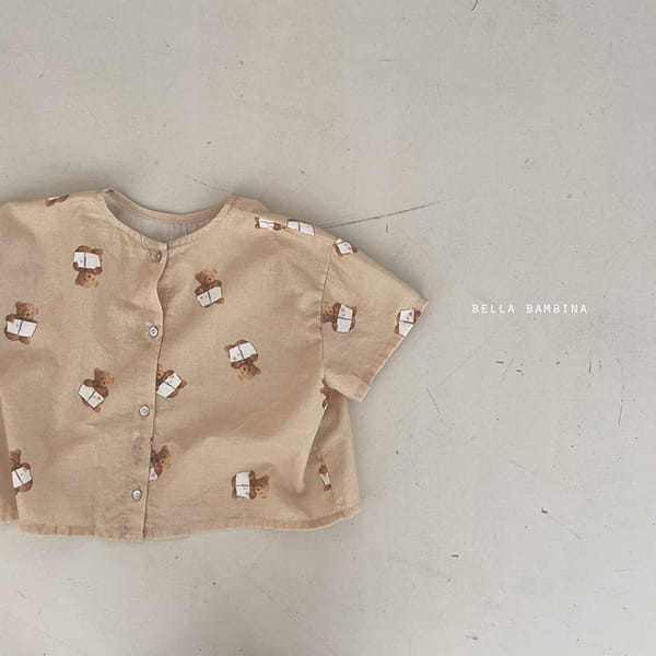 BELLA BAMBINA - Korean Children Fashion - #Kfashion4kids - Bbeb Brother and Sister Bear Top Bottom Set - 4