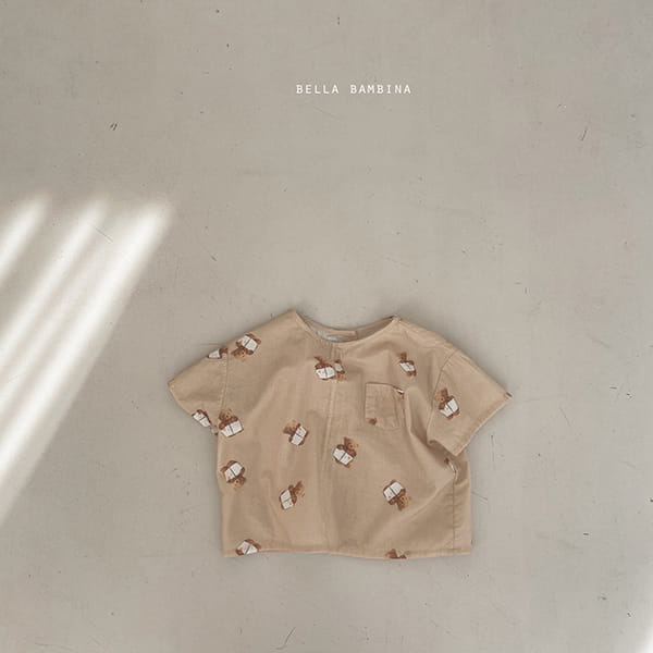 BELLA BAMBINA - Korean Children Fashion - #Kfashion4kids - Bbeb Brother and Sister Bear Top Bottom Set - 5