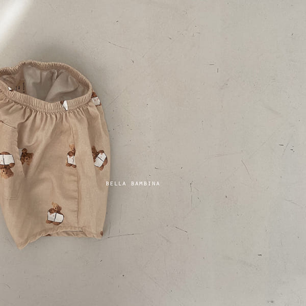 BELLA BAMBINA - Korean Children Fashion - #Kfashion4kids - Bbeb Brother and Sister Bear Top Bottom Set - 6