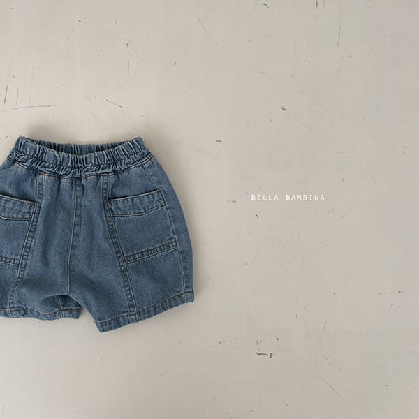 BELLA BAMBINA - Korean Children Fashion - #Kfashion4kids - Bebe Sand Denim Shorts - 2