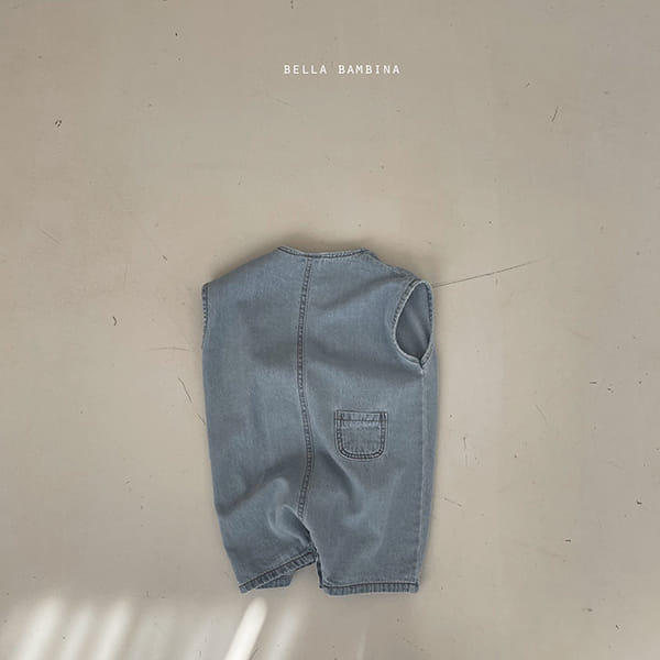 BELLA BAMBINA - Korean Children Fashion - #Kfashion4kids - Bebe Bubble Denim Bodysuit - 6
