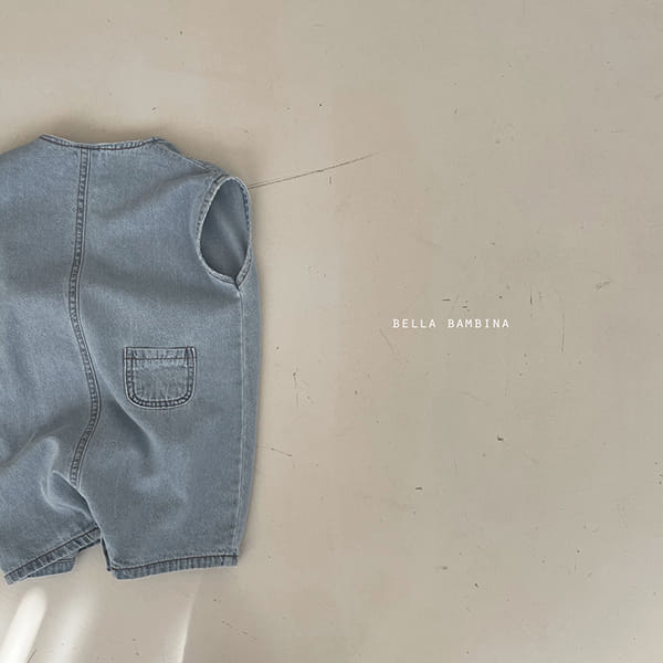 BELLA BAMBINA - Korean Children Fashion - #Kfashion4kids - Bebe Bubble Denim Bodysuit - 7
