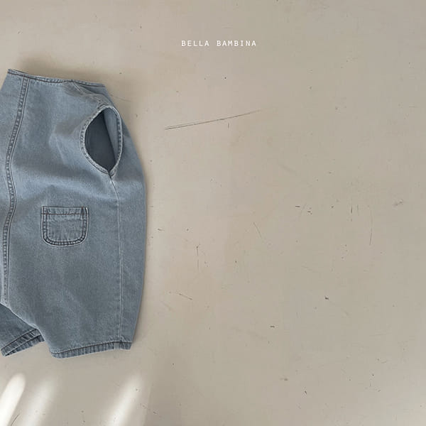 BELLA BAMBINA - Korean Children Fashion - #Kfashion4kids - Bebe Bubble Denim Bodysuit - 8