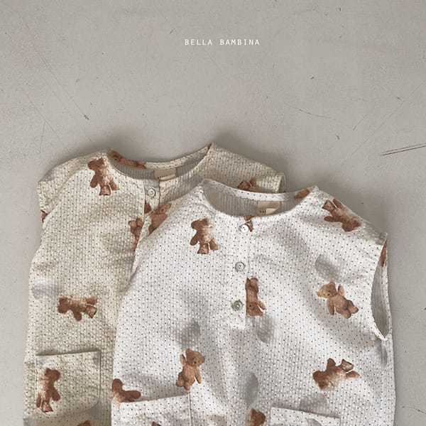 BELLA BAMBINA - Korean Children Fashion - #Kfashion4kids - Bebe Bubble Bear Boddysuit - 10