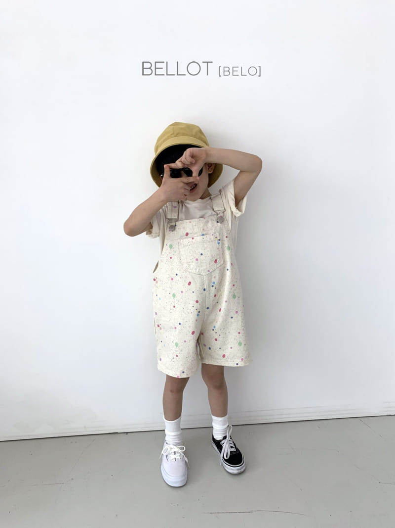 BELLOT - Korean Children Fashion - #Kfashion4kids - Painting Dungarees