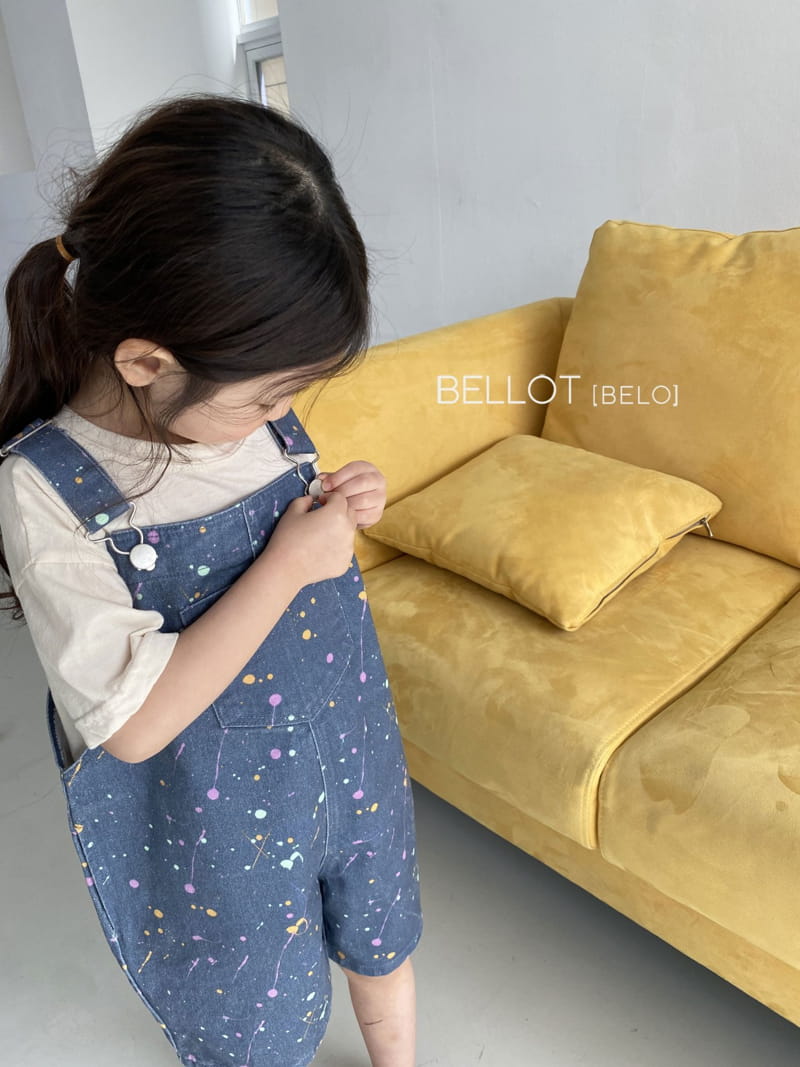 BELLOT - Korean Children Fashion - #Kfashion4kids - Painting Dungarees - 12