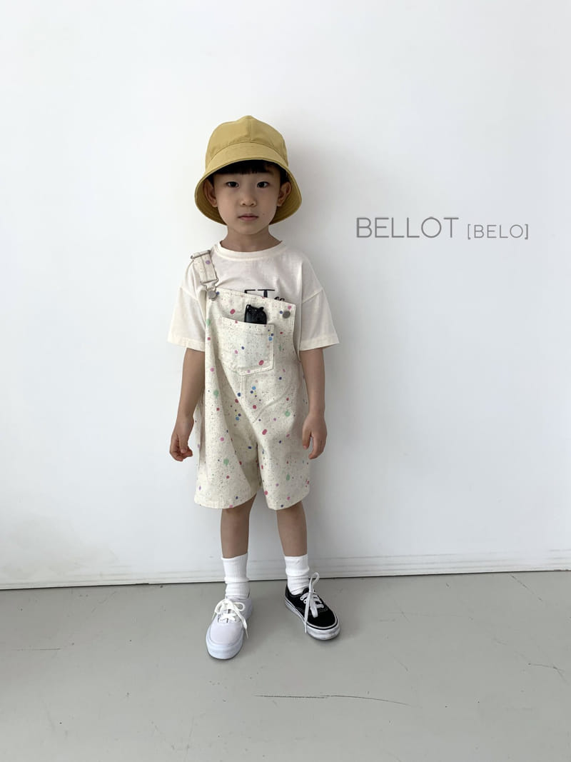 BELLOT - Korean Children Fashion - #Kfashion4kids - Painting Dungarees - 2