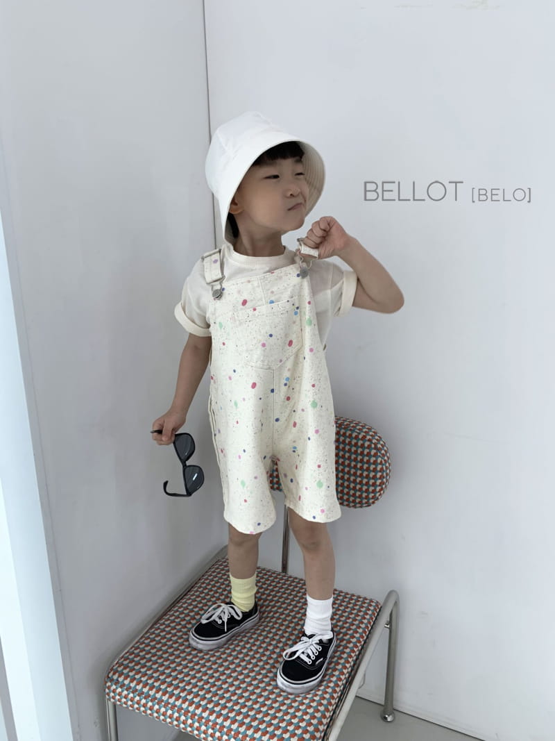 BELLOT - Korean Children Fashion - #Kfashion4kids - Painting Dungarees - 3