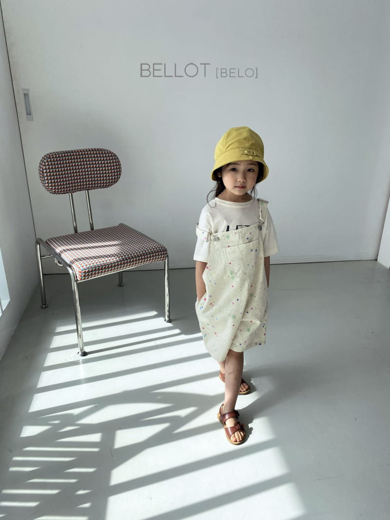 BELLOT - Korean Children Fashion - #Kfashion4kids - Painting Dungarees - 4