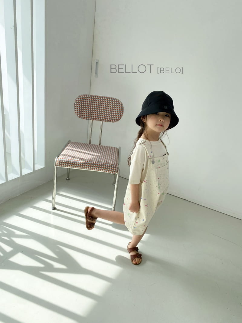 BELLOT - Korean Children Fashion - #Kfashion4kids - Painting Dungarees - 5