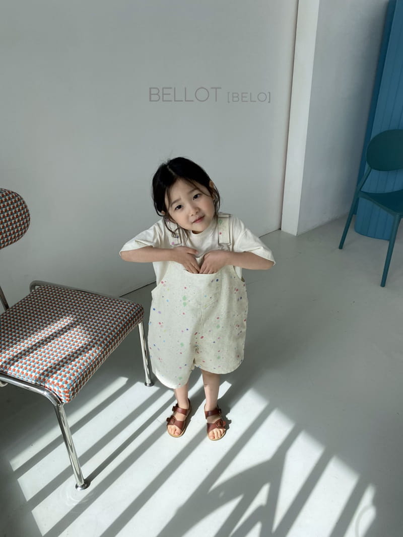 BELLOT - Korean Children Fashion - #Kfashion4kids - Painting Dungarees - 6