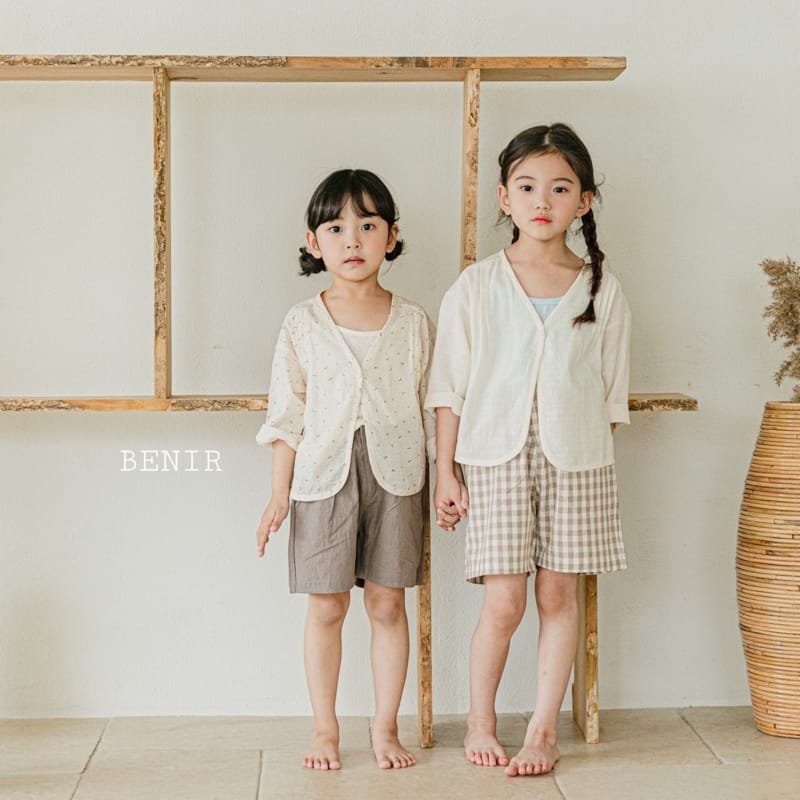 BENIR - Korean Children Fashion - #Kfashion4kids - Triangle Linen Shorts