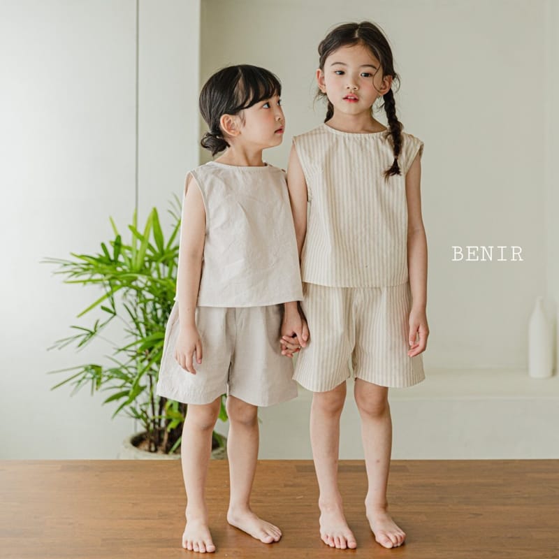 BENIR - Korean Children Fashion - #Kfashion4kids - Triangle Linen Shorts - 10