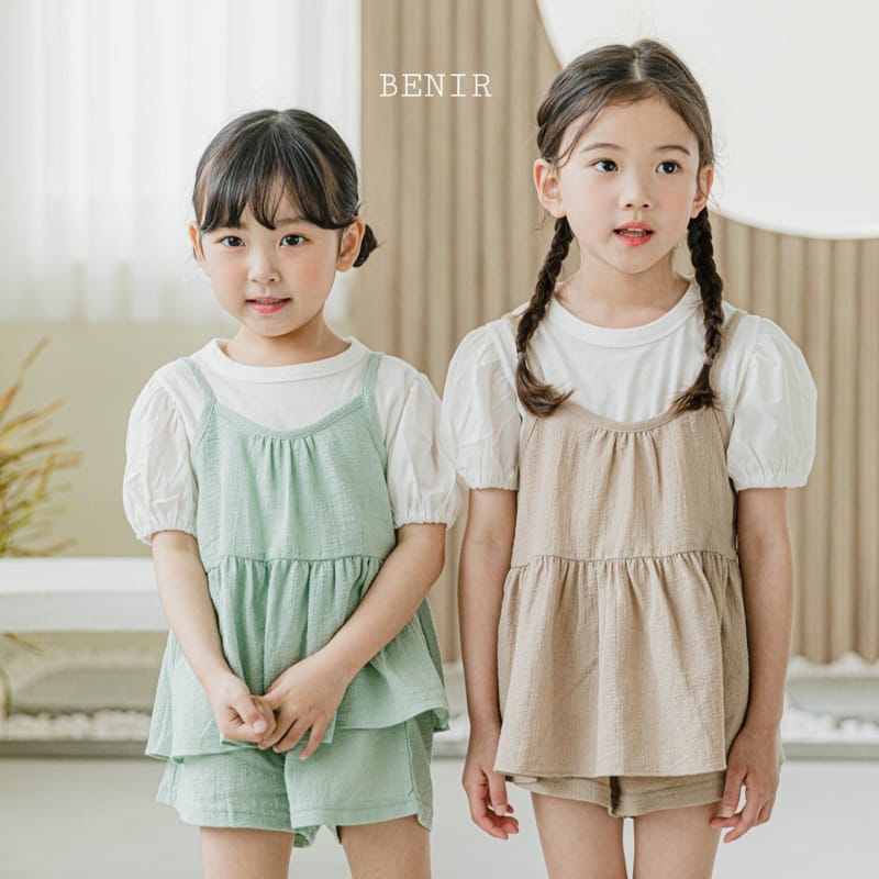 BENIR - Korean Children Fashion - #Kfashion4kids - Bustier Top Bottom Set - 4