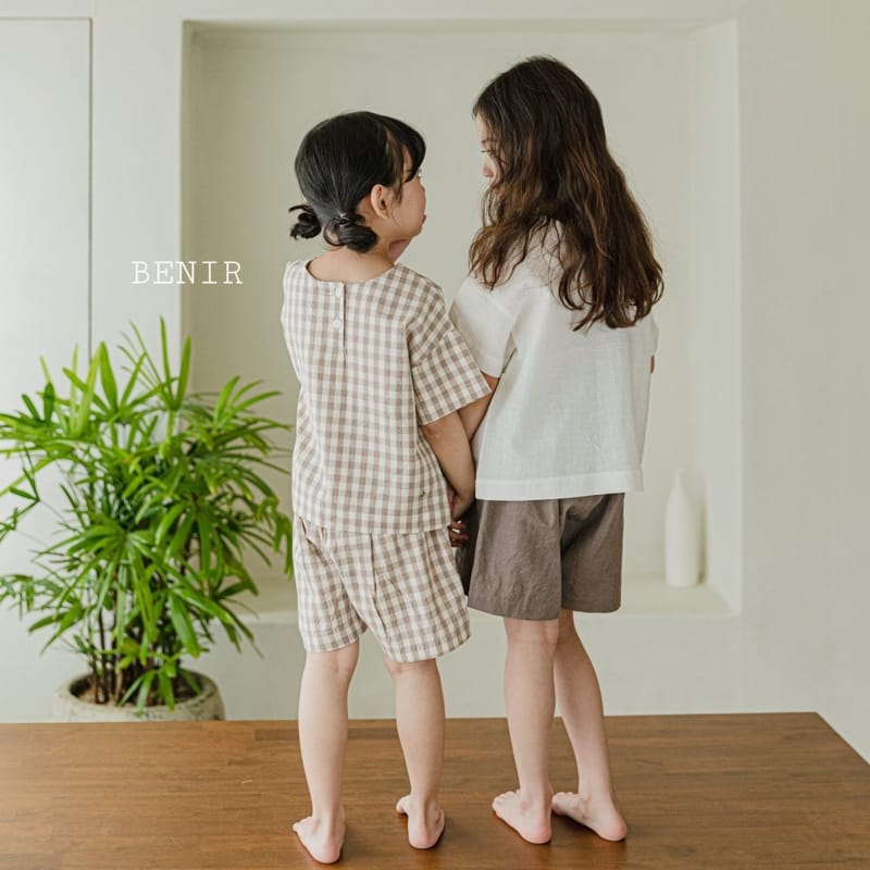 BENIR - Korean Children Fashion - #Kfashion4kids - Paul And Linen Tee - 6