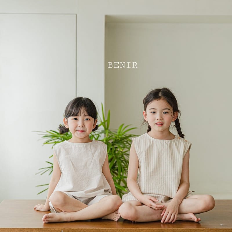 BENIR - Korean Children Fashion - #Kfashion4kids - Circle Linen Sleeveless - 2