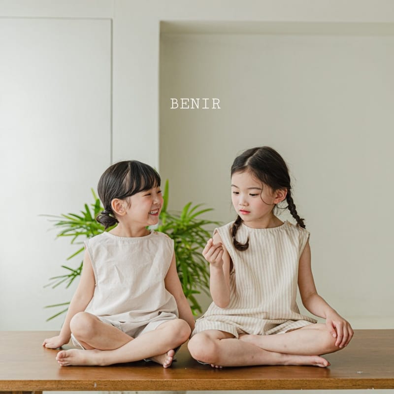 BENIR - Korean Children Fashion - #Kfashion4kids - Circle Linen Sleeveless - 3