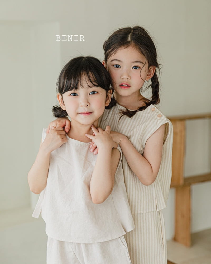 BENIR - Korean Children Fashion - #Kfashion4kids - Circle Linen Sleeveless - 4