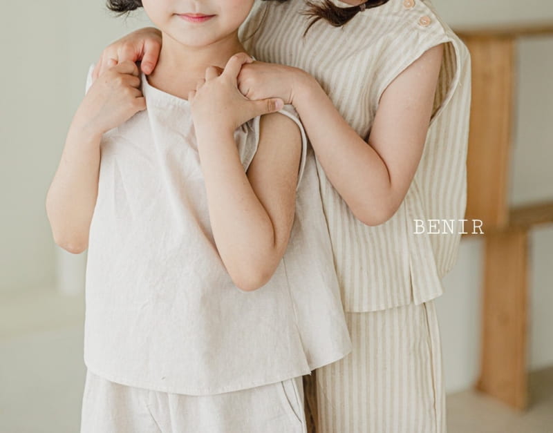 BENIR - Korean Children Fashion - #Kfashion4kids - Circle Linen Sleeveless - 5
