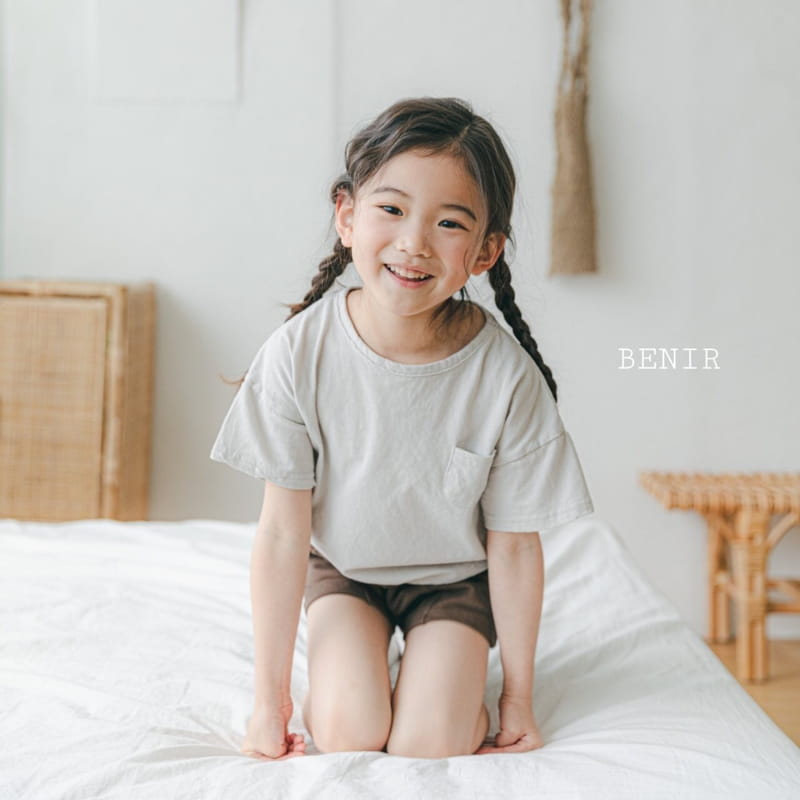 BENIR - Korean Children Fashion - #Kfashion4kids - Pocket Short Sleeves Tee