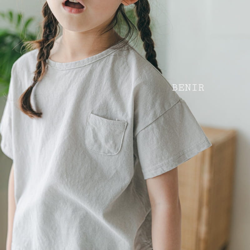 BENIR - Korean Children Fashion - #Kfashion4kids - Pocket Short Sleeves Tee - 3