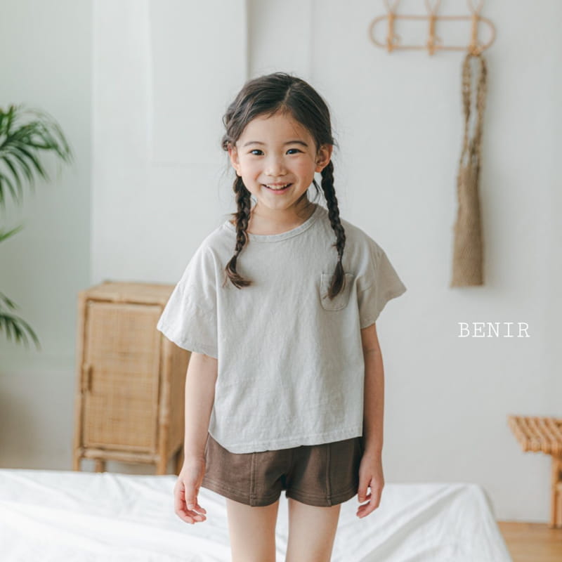 BENIR - Korean Children Fashion - #Kfashion4kids - Pocket Short Sleeves Tee - 4