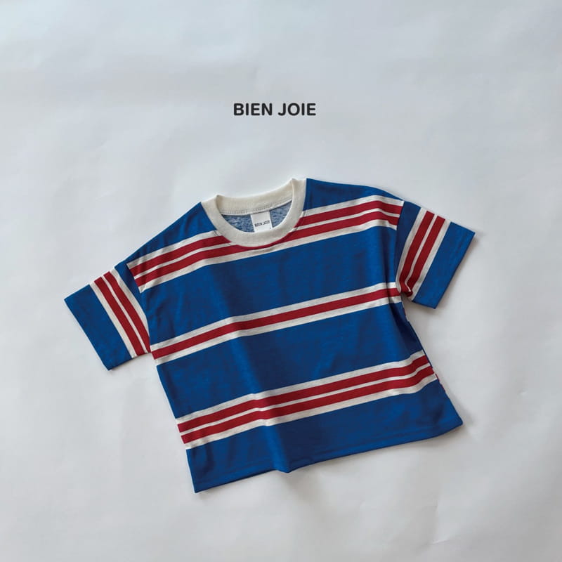 BIEN JOIE - Korean Children Fashion - #Kfashion4kids - Euro Stripes Tee - 4