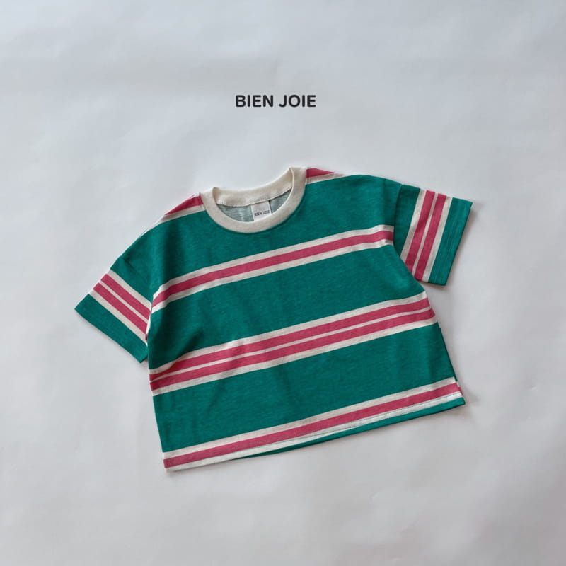 BIEN JOIE - Korean Children Fashion - #Kfashion4kids - Euro Stripes Tee - 6