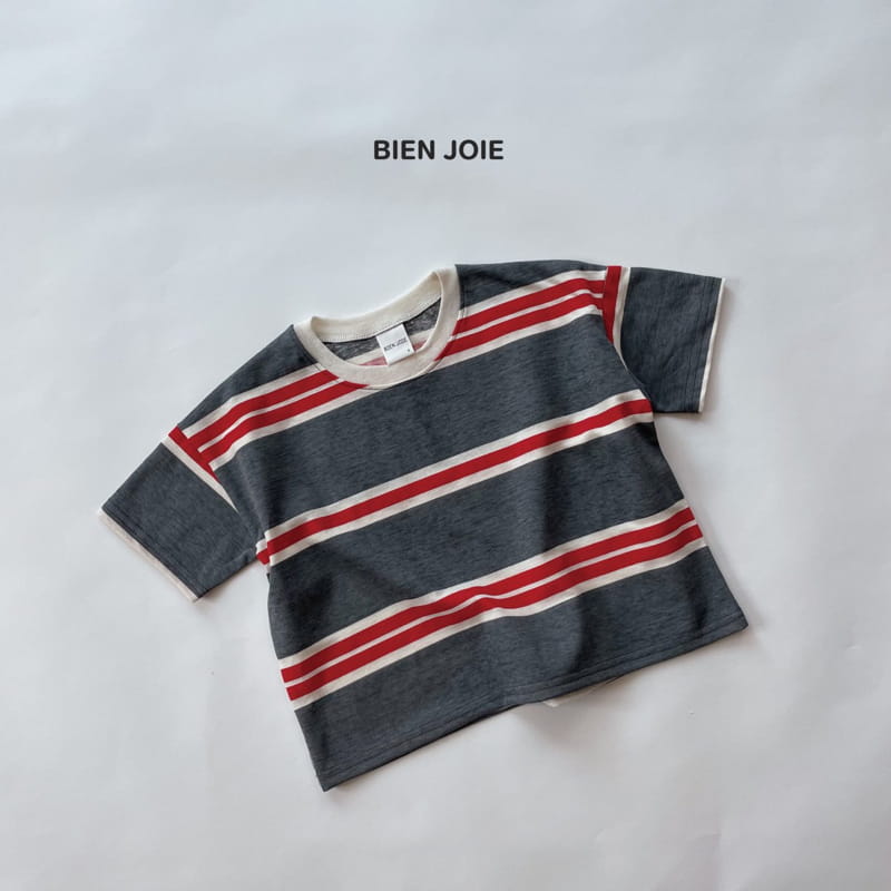 BIEN JOIE - Korean Children Fashion - #Kfashion4kids - Euro Stripes Tee - 8