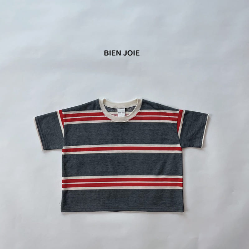 BIEN JOIE - Korean Children Fashion - #Kfashion4kids - Euro Stripes Tee - 9