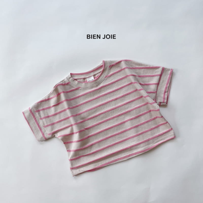 BIEN JOIE - Korean Children Fashion - #Kfashion4kids - Bove Stripes Tee - 6