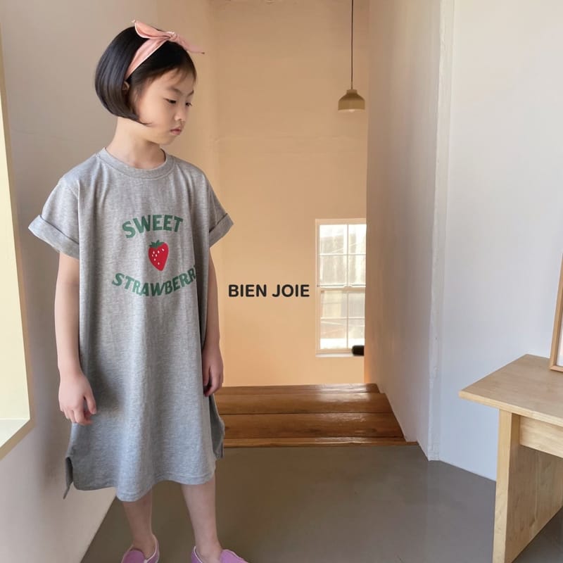 BIEN JOIE - Korean Children Fashion - #Kfashion4kids - Strawberry One-piece