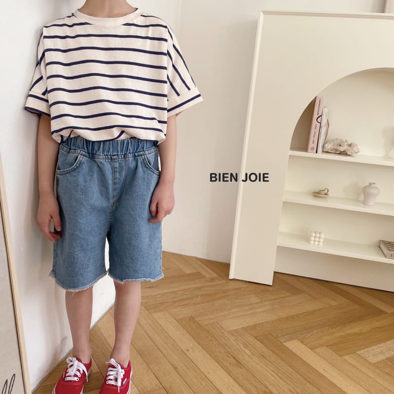 BIEN JOIE - Korean Children Fashion - #Kfashion4kids - Joie Denim Shorts - 11
