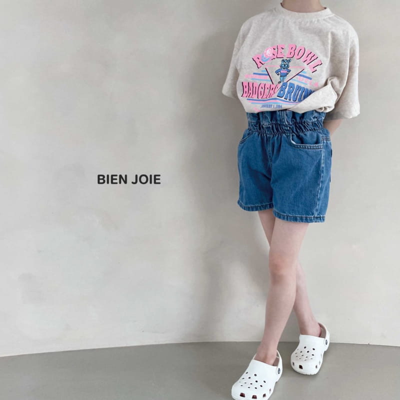 BIEN JOIE - Korean Children Fashion - #Kfashion4kids - Anna Denim Shorts - 10