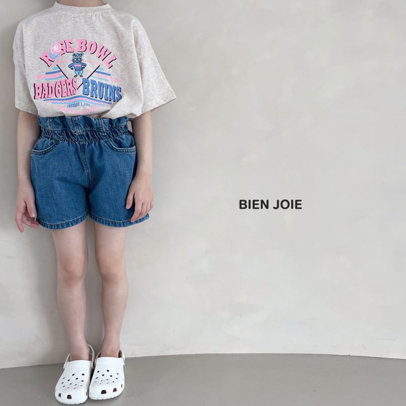 BIEN JOIE - Korean Children Fashion - #Kfashion4kids - Anna Denim Shorts - 3