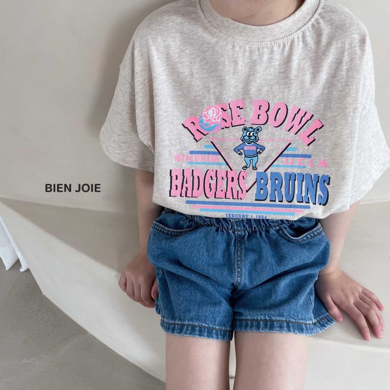 BIEN JOIE - Korean Children Fashion - #Kfashion4kids - Anna Denim Shorts - 5