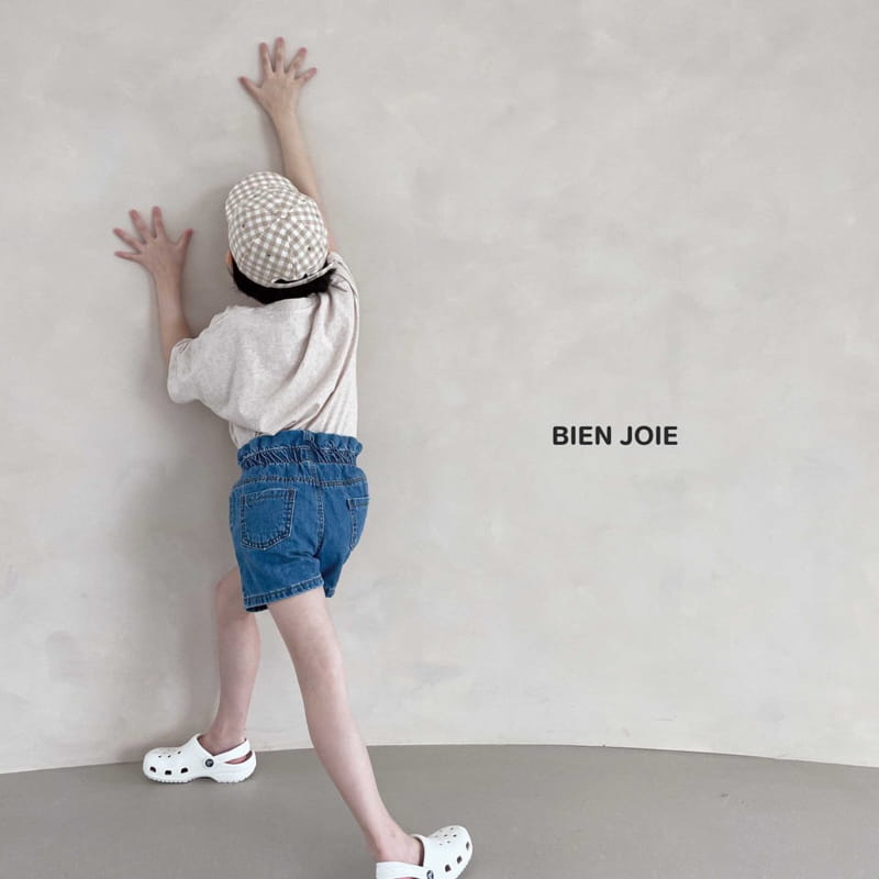 BIEN JOIE - Korean Children Fashion - #Kfashion4kids - Anna Denim Shorts - 6