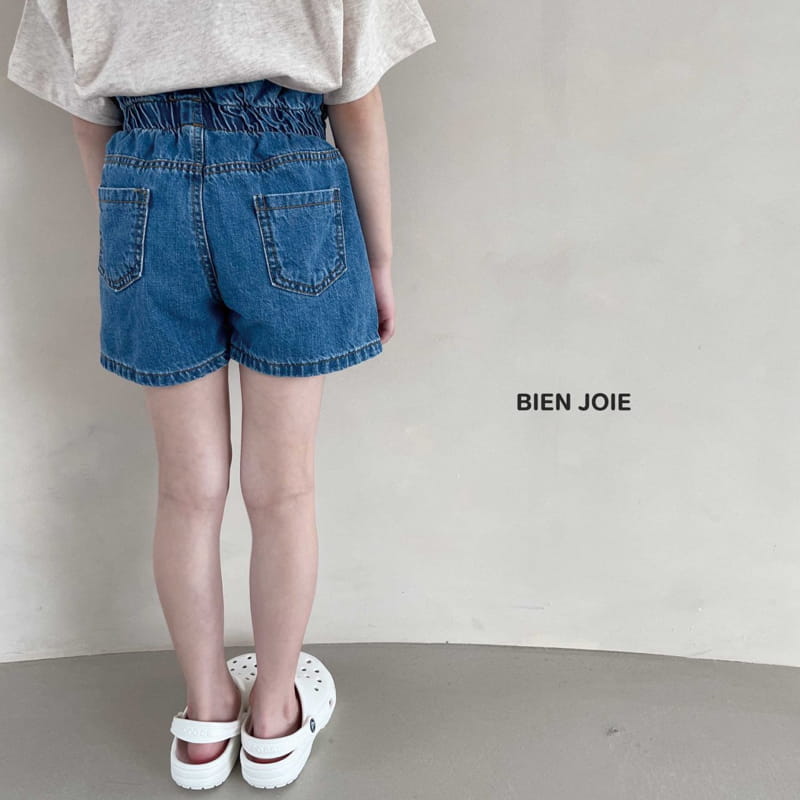 BIEN JOIE - Korean Children Fashion - #Kfashion4kids - Anna Denim Shorts - 9