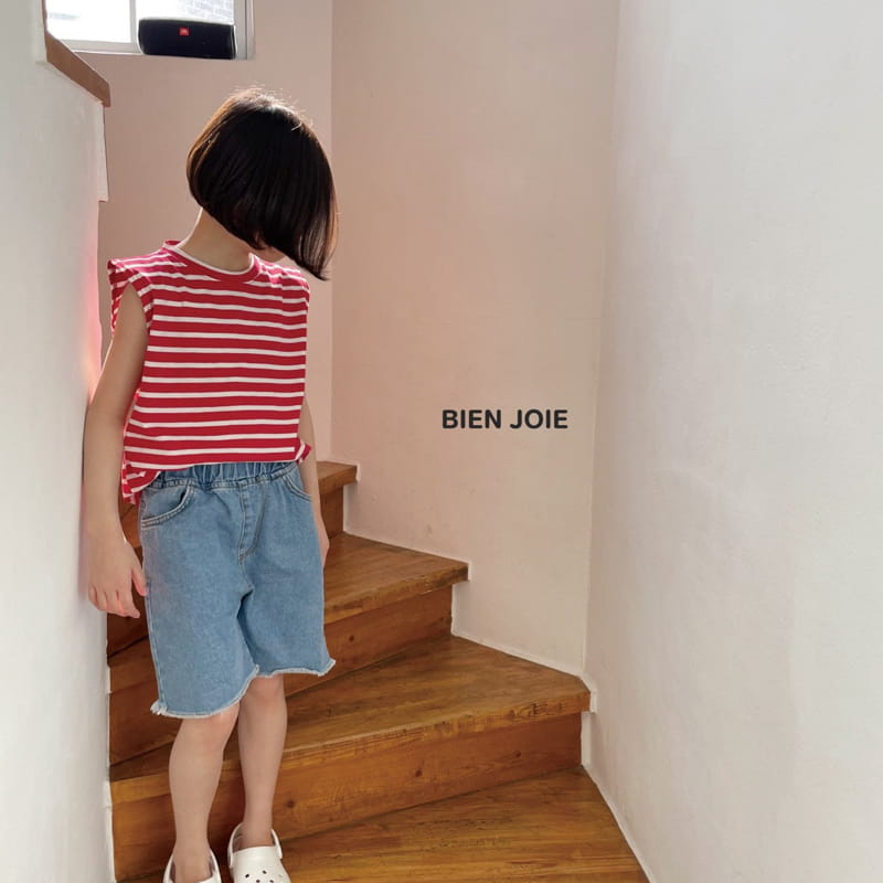 BIEN JOIE - Korean Children Fashion - #Kfashion4kids - Slide Sleeveless Tee - 10