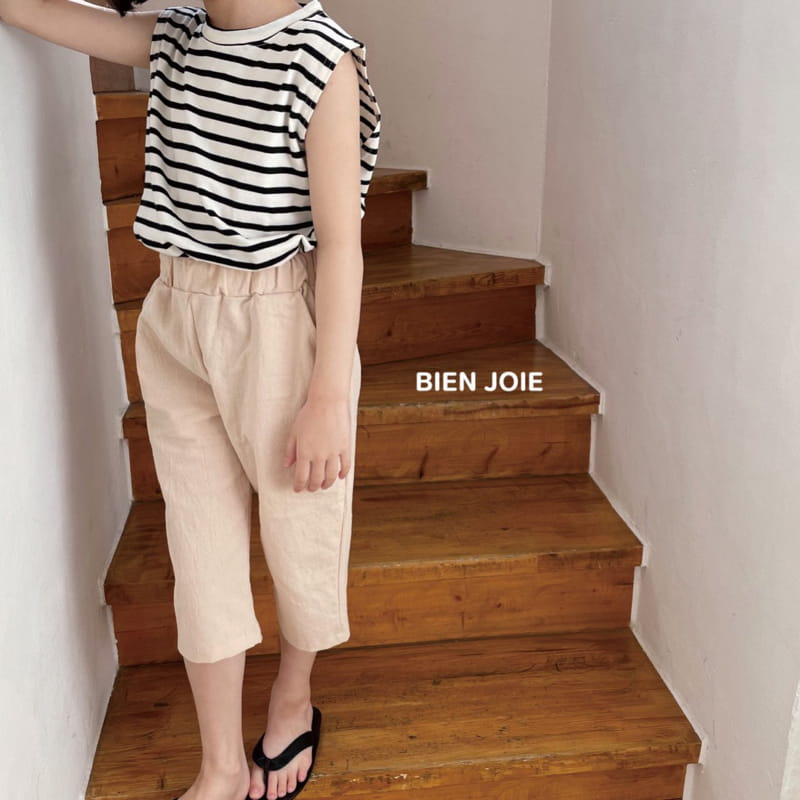 BIEN JOIE - Korean Children Fashion - #Kfashion4kids - Slide Sleeveless Tee - 12